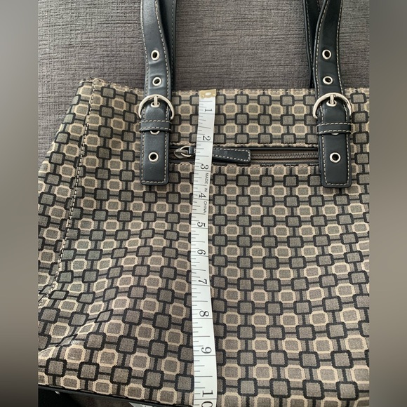 Nine West Black and Gray Geometric Shoulder Bag - Picture 8 of 15